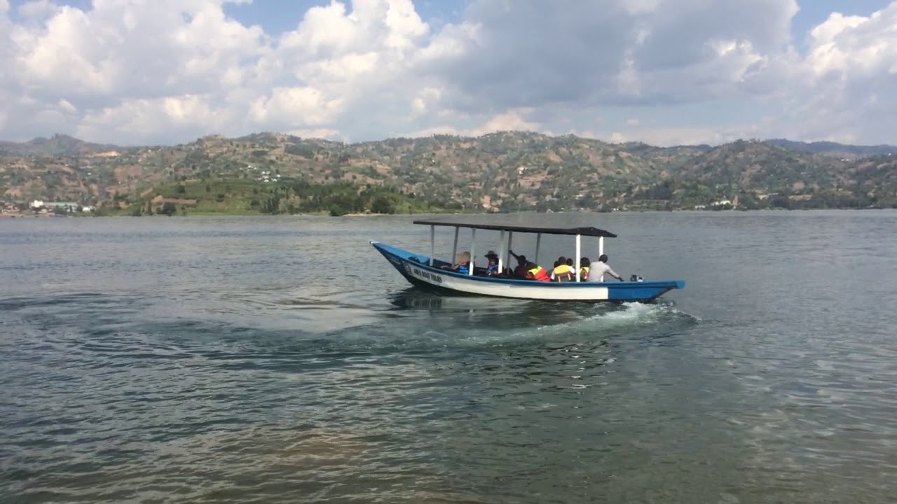Boats on Lake Kivu